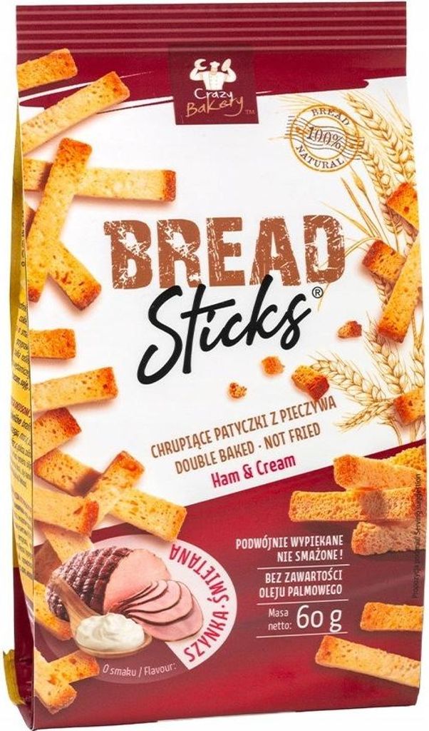 BAKE Stixx Schinken & Sahne Brotsticks, 60g Produktbild 
