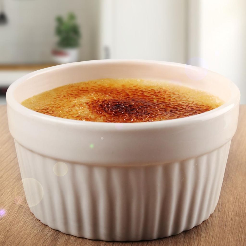 12x Förmchen Ø 9,5cm aus Keramik ofenfest Creme Brulee
