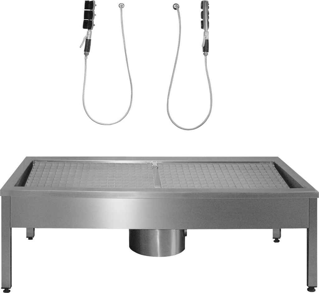 KWC AR Stiefelreinigungsanl., SIRIUS, Edst., 700x500x600 mm, 1 Reinigungsplatz