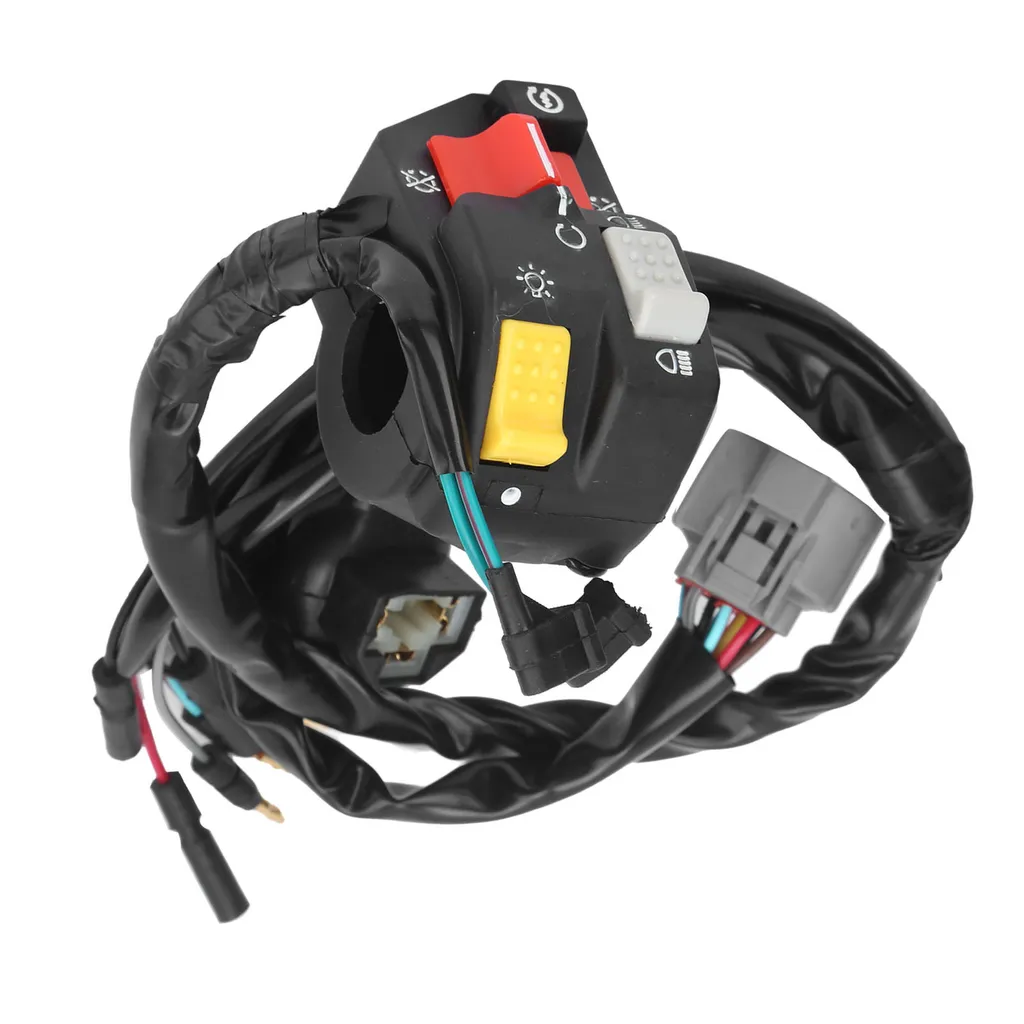 Interrupteur d'arrêt de guidon robuste avec bouton de démarrage moteur