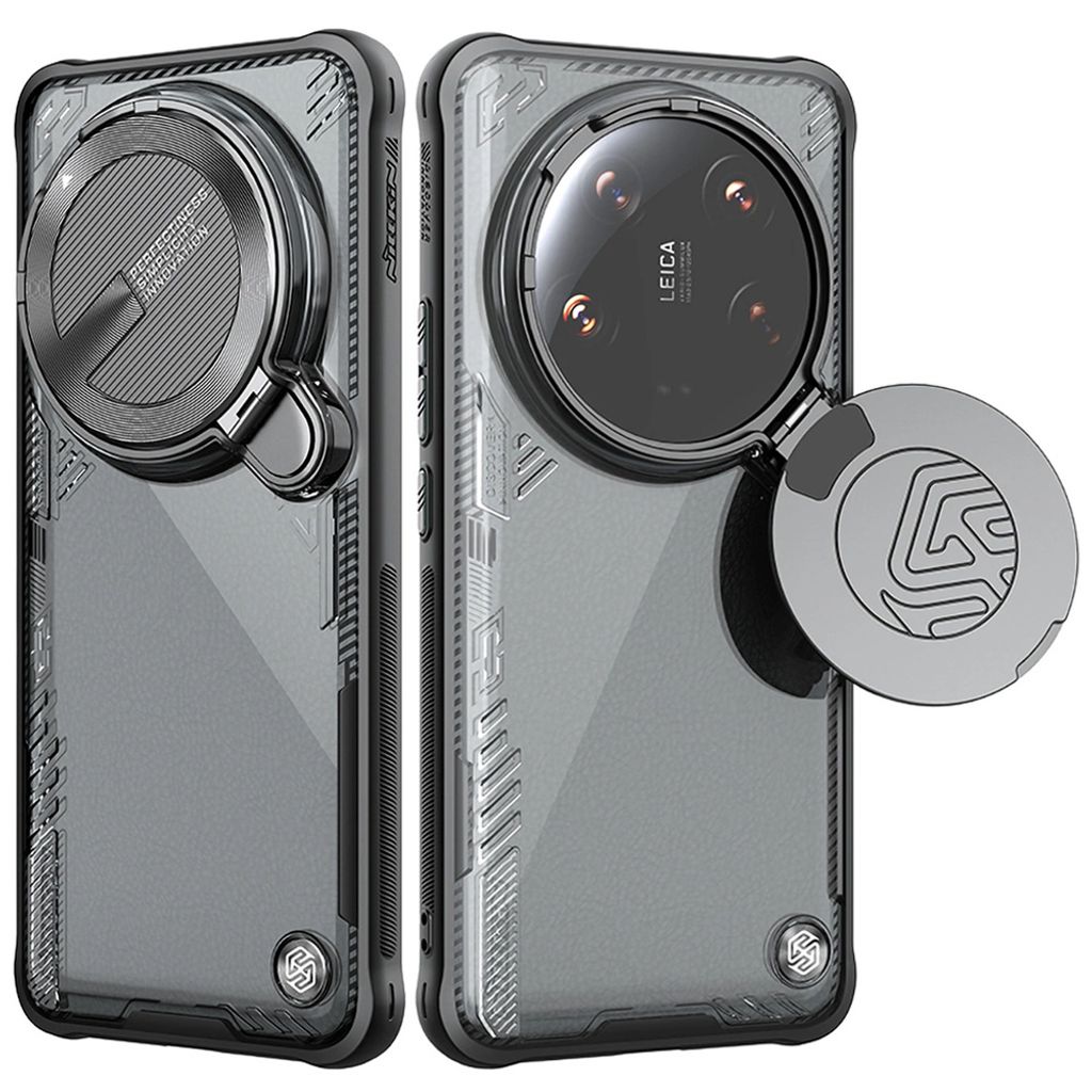 Nillkin Custodia Custodia per Xiaomi 14 Mi Ultra Nero Immagine del prodotto 