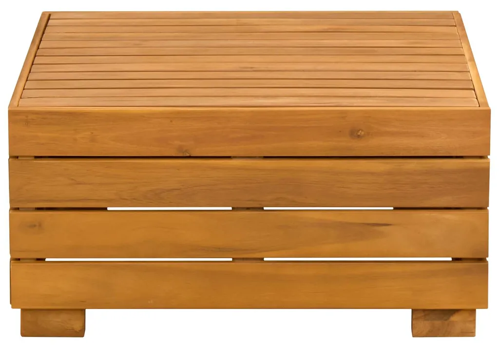 Table de jardin basse durable en bois contre les intempéries 60 cm