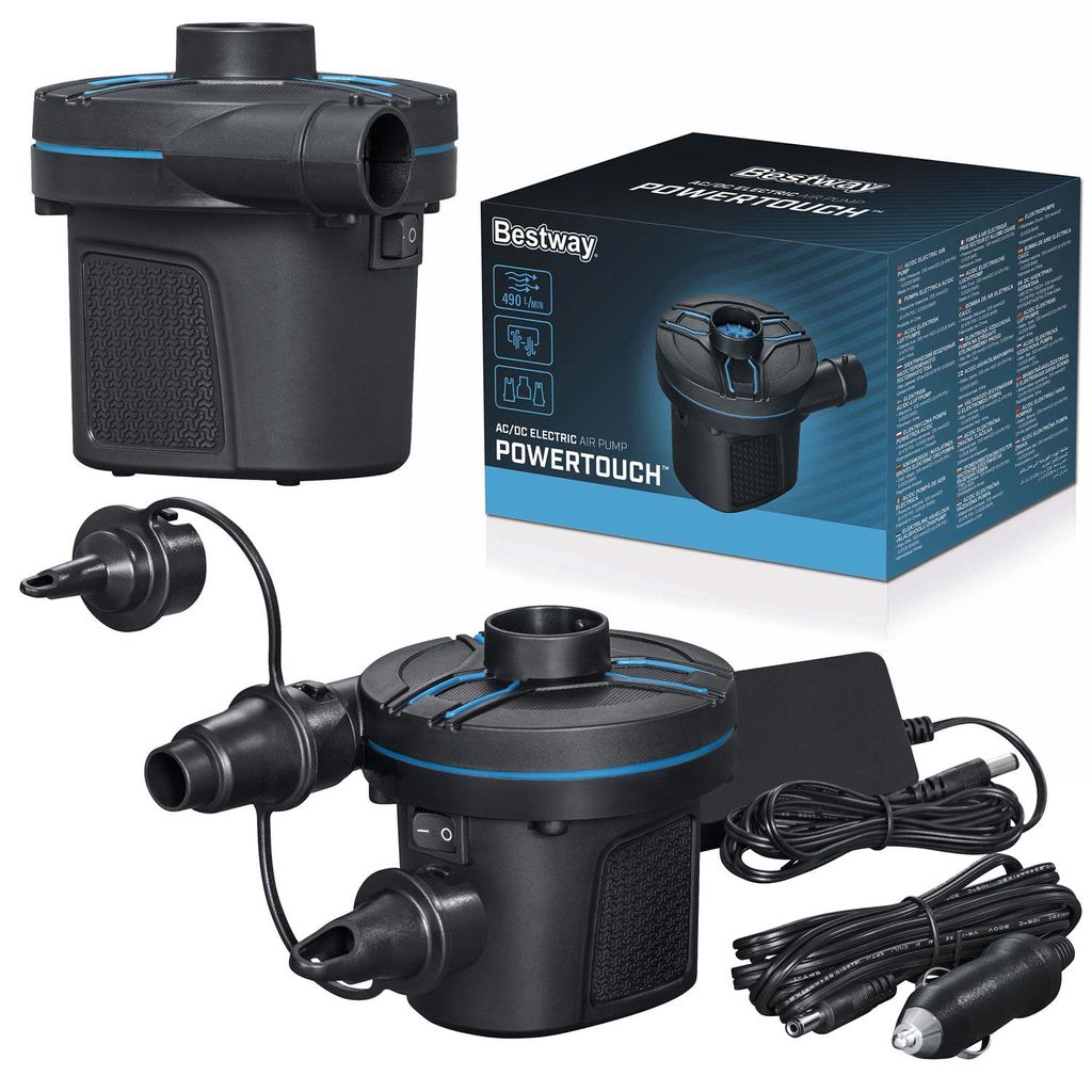 Bestway Elektrischer Luftkompressor Stecker & Produktbild 