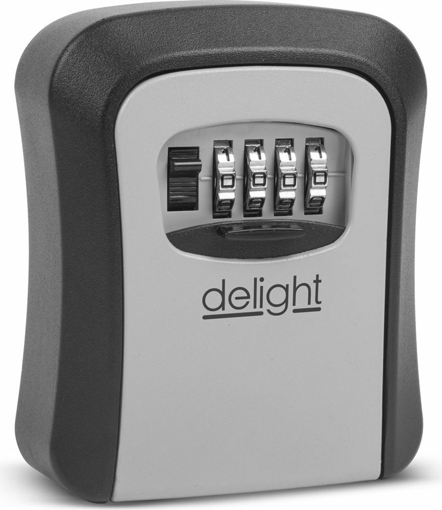 Delight – Schlüsseltresor mit Zahlenschlosscode – Zentrale Schlüsselaufbewahrung – Kunststoffgehäuse