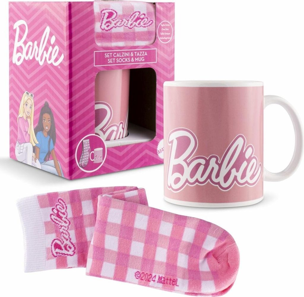 Coriex Barbie Gift set 1 Mug with Socks 350ml