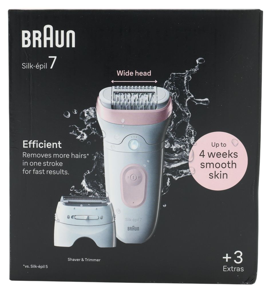 Epilateur rechargeable étanche - Braun - SE7-030 - Image du produit 