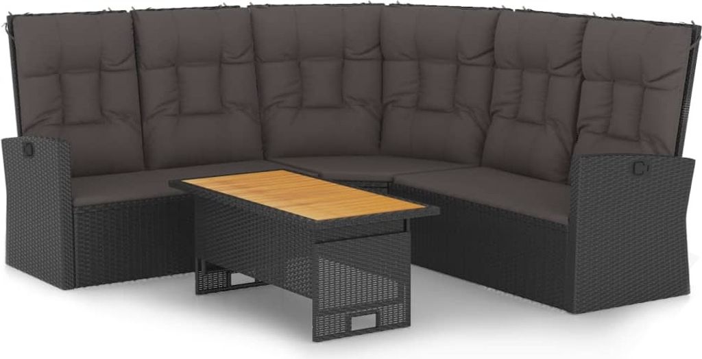 Ankonbej 2tlg. GartenLoungeSet mit Kissen Kaufland.de