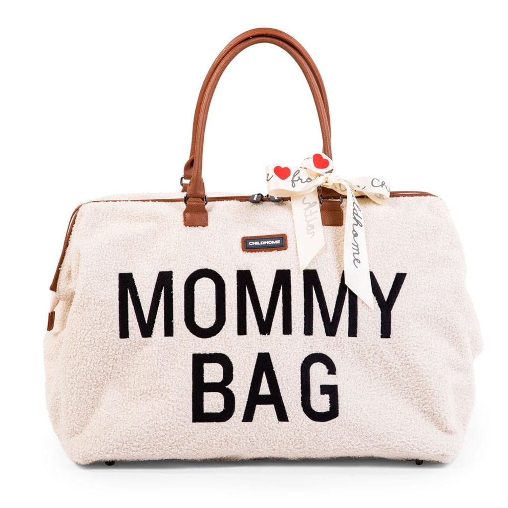 Taška pre mamičky Medvedík biely / Childhome Obrázok produktu 