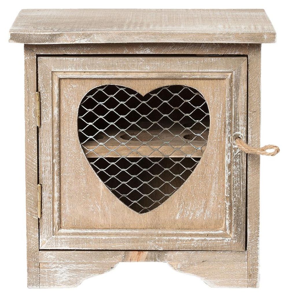 Skrinka na vajcia Clayre & Eef 19x14x19 cm hnedé drevo Obrázok produktu 