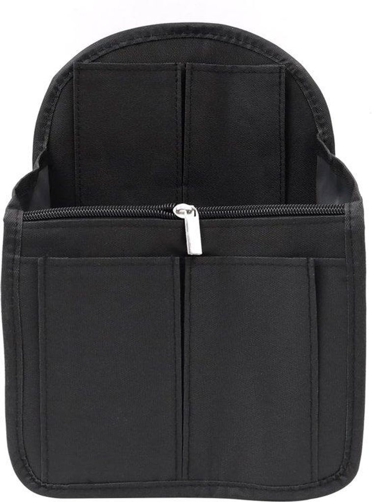 Schwarze Nylon-Taschenorganizer 20x28x12cm Aufbewahrungsbox
