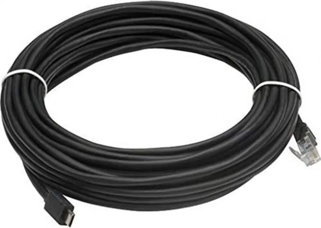 Câble Ethernet Cat 6 UTP rigide 8m Axis pour installation informatique