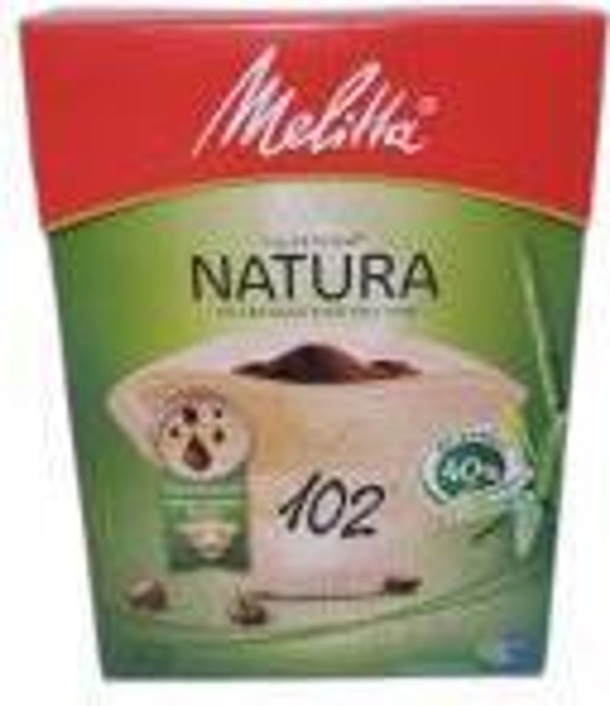 Melitta Natura Kaffeefilter Filtertüten 102 naturbraun 80 Stück