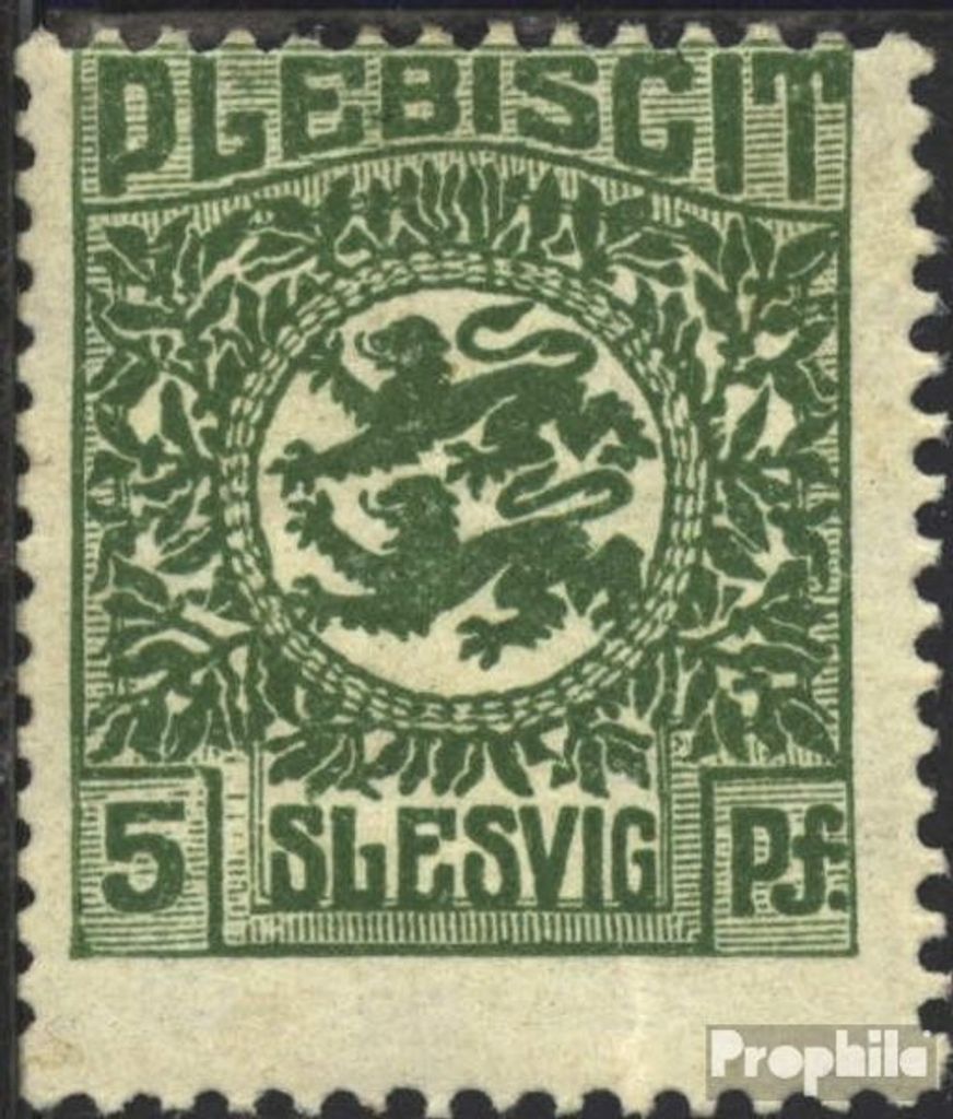 Briefmarken Schleswig (Abstimmung) 1920 Mi 2 postfrisch Wappen