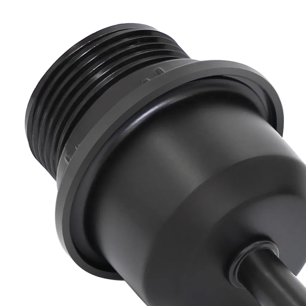 Éclairage d'Appoint Compact E27 Noir pour Petits Espaces et Tables de Nuit - 6