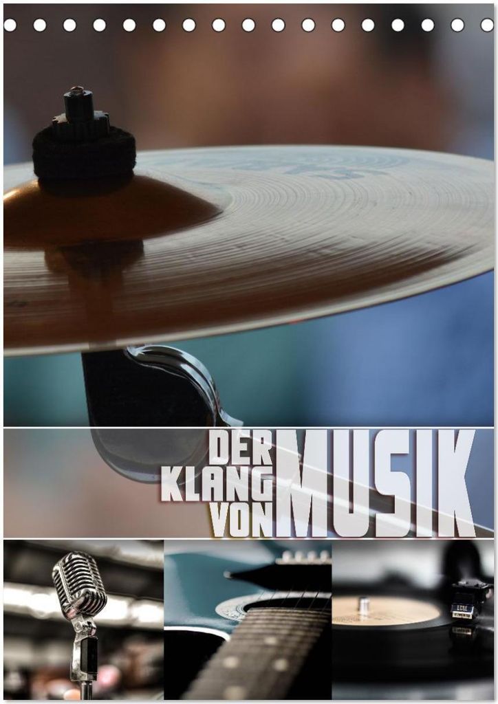 Der Klang von Musik (Tischkalender 2026 DIN A5 hoch), CALVENDO Monatskalender