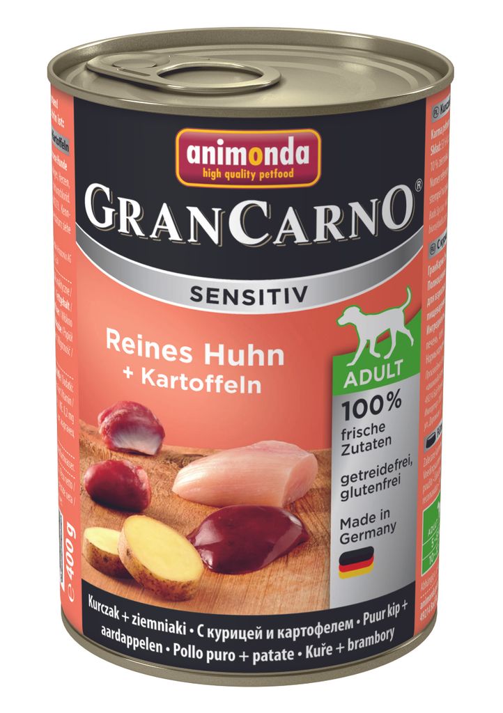 Animonda GranCarno Adult Sensitive Huhn + Kartoffeln 400g