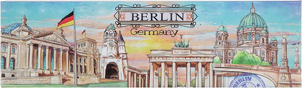 Magnet 17 x 5 cm Berlin Souvenir Sehenswürdigkeiten 02 Produktbild 