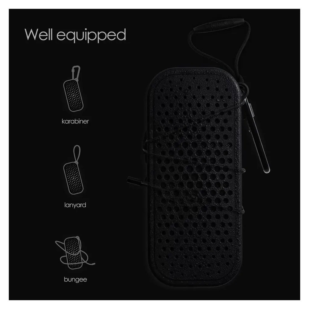 Enceinte Extérieure Boompods Blockblaster Noir pour Soirées et Voyages - 14