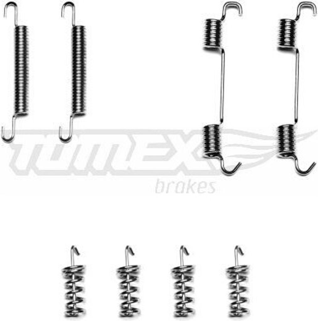 TOMEX brakes Zubehörsatz Bremsbacken Zubehörsatz Bremsbacken TX 40-33 Hinten für VW CRAFTER 30-50 Kasten (2E) 0,063kg