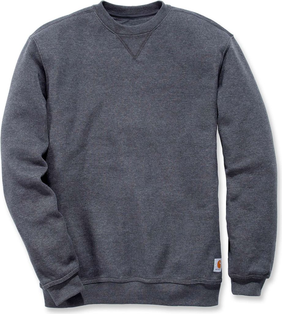 Carhartt Herren Midweight Crewneck Sweatshirt , Carbon Heather - Dunkelgrau, XL