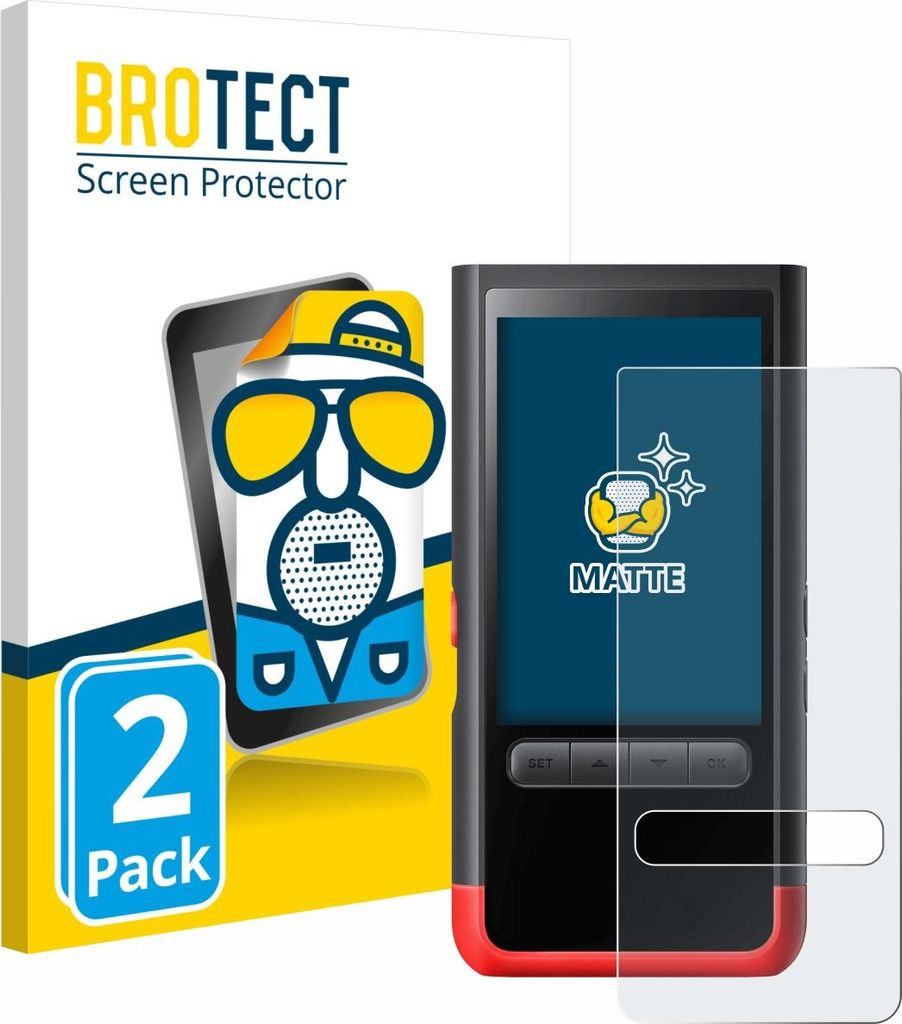 2x BROTECT Schutzfolie für ThermoMaven P2 Displayschutz Displayschutzfolie Folie Matt Entspiegelungsfolie