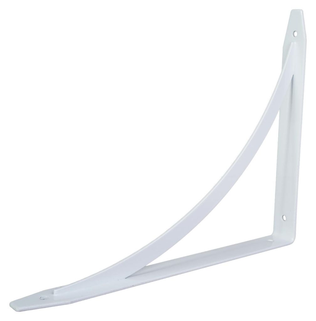 Schwerlast Regalwinkel Weiß gebogen 25 x 20 cm Produktbild 