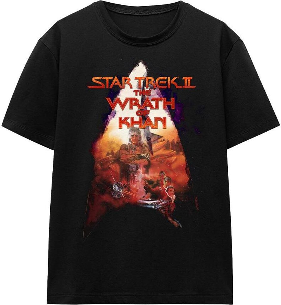 Star Trek - "The Wrath of Khan" T-Shirt für Herren/Damen Uni TV16814 (XXL) (Schwarz)