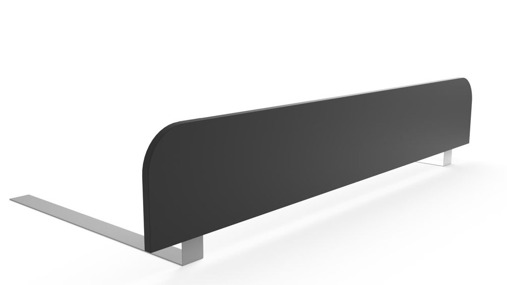 regalik Bettgitter Rausfallschutz Kinderbett 120x20 cm – Anthrazit Stabile Absturzsicherung ohne Bohren – Einfache Montage unter der Matratze