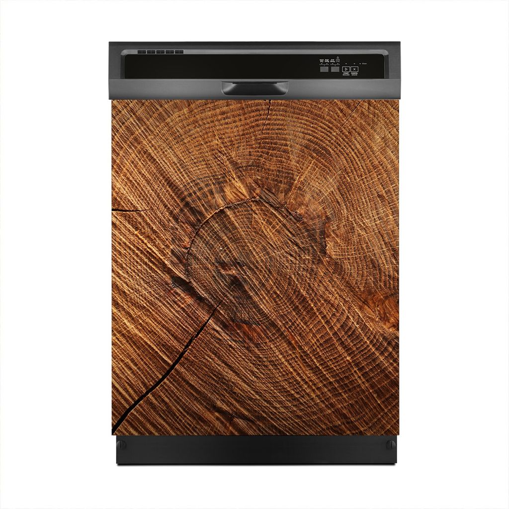 Aufkleber sticker 60x70 cm Dekorative folie Spülmaschine - Holz Stamm