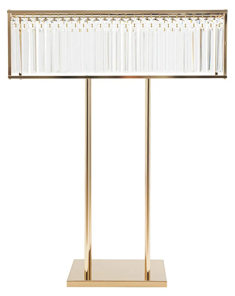 Support de fleurs en métal or, colonne décorative pour centre de table chic - 3
