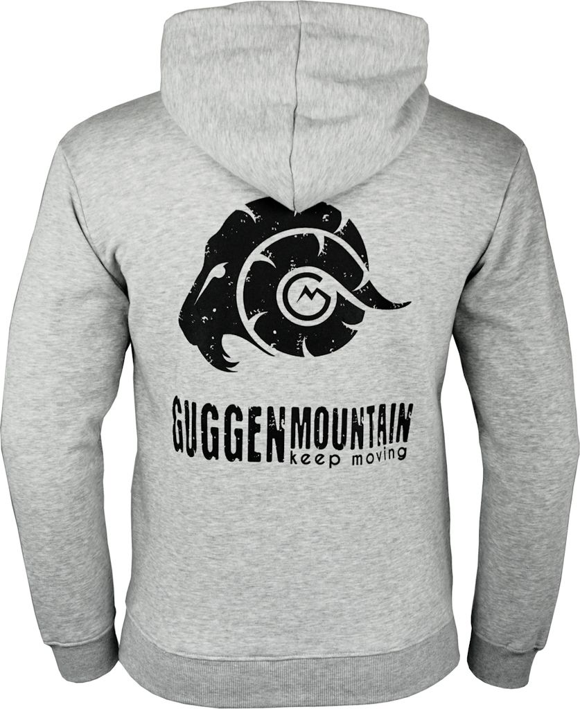 GUGGEN MOUNTAIN Herren Kapuzenjacke Kapuzenpullover mit Fleece Hoodie Hooded Logo Sweater Sweatjacke Warmer Pullover Rei§verschluss Streetwear Lan...