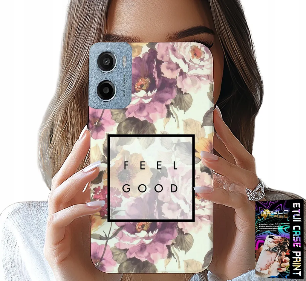 Cover Motorola E15 / G05 Floral Edition | Protezione Donna + Film