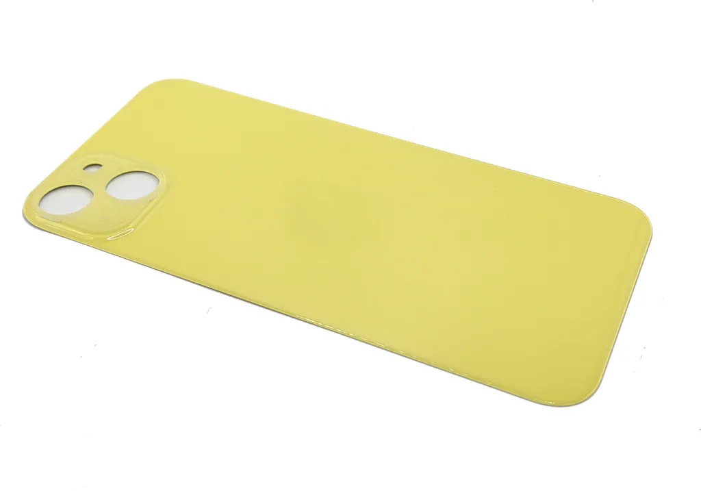 Vetro Posteriore iPhone 14 Plus Giallo Foro Grande A2886 A2632