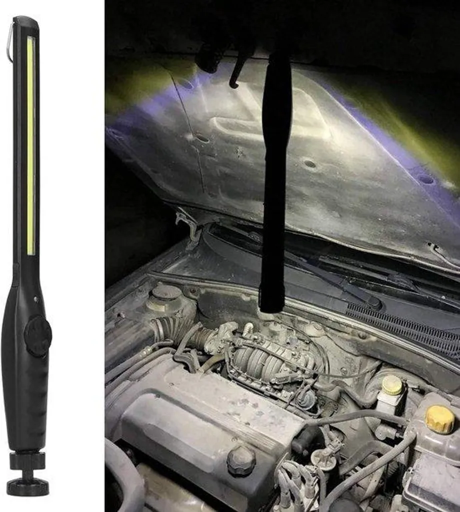 Lampe de secours LED pour voiture et camping avec support magnétique