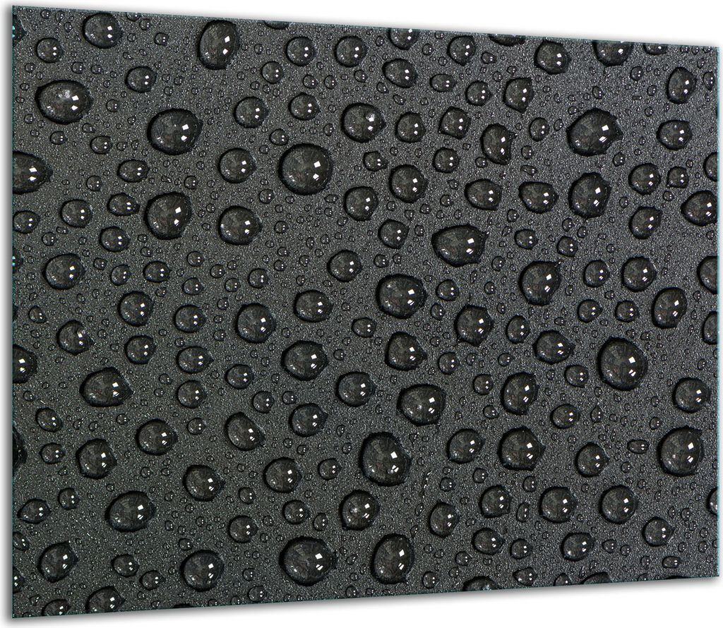 Herdabdeckplatten Glaskeramikkochfeld-Abdeckung Spritzschutz Glas 60x52cm Tropfen
