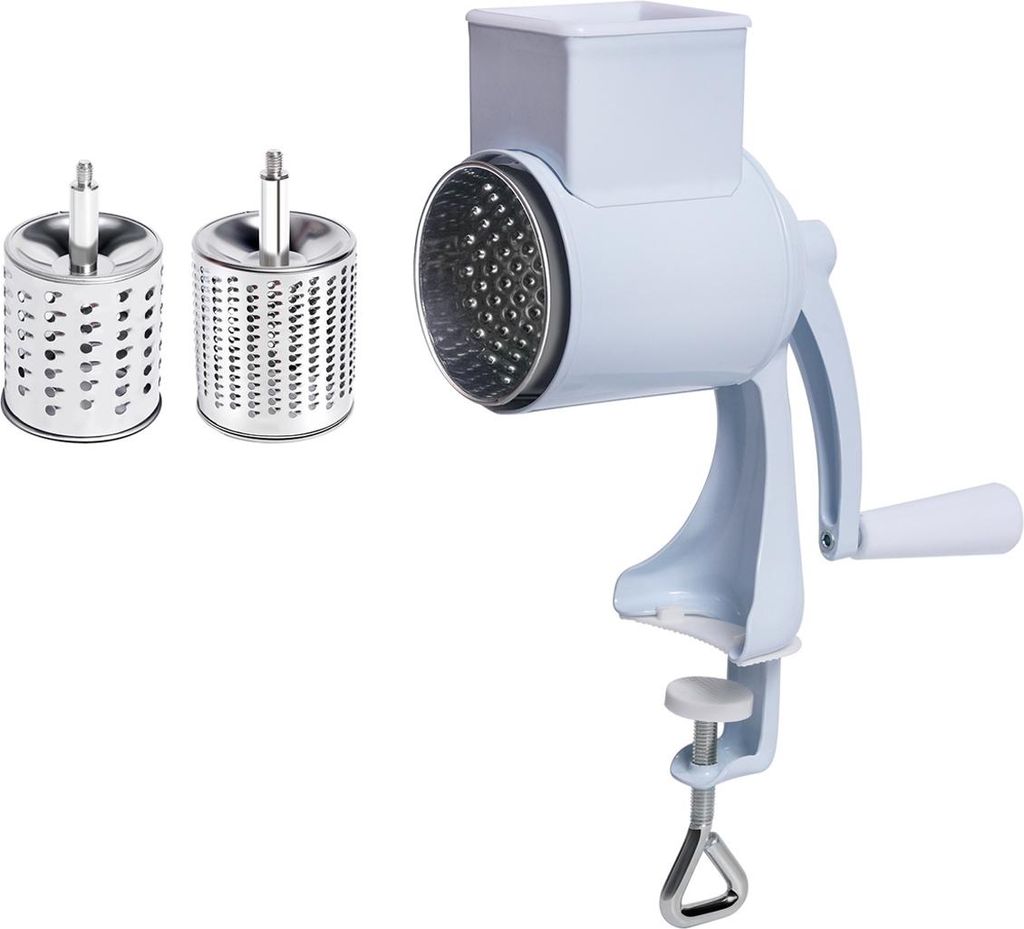 Manuelle Nussmühle mit 2 abnehmbaren Trommelklingen, Produktbild 