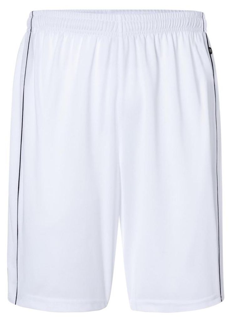 James and Nicholson - "Basic" Shorts für Herren LT2527 (L) (Weiß/Schwarz)