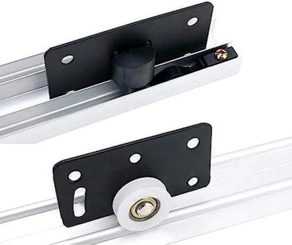Kit rail porte coulissante et guidage au sol pour séparation de pièce