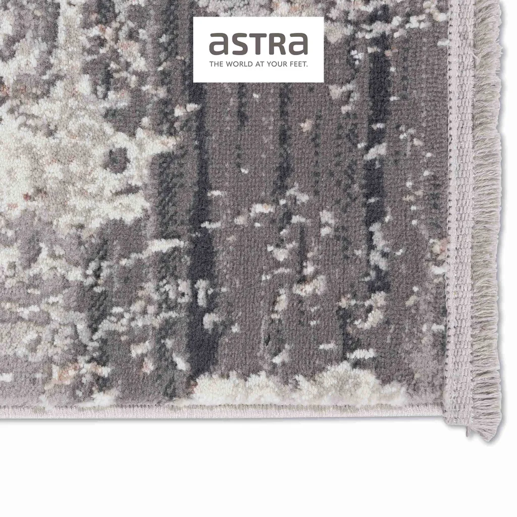 Tapis VERCELLI Gris Astra 133x190 cm - Texture Douce et Résistante