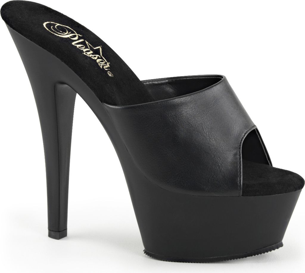 KISS-201 Damen Sandale von Pleaser, Schwarz Matt , EU 37, Produktbild 