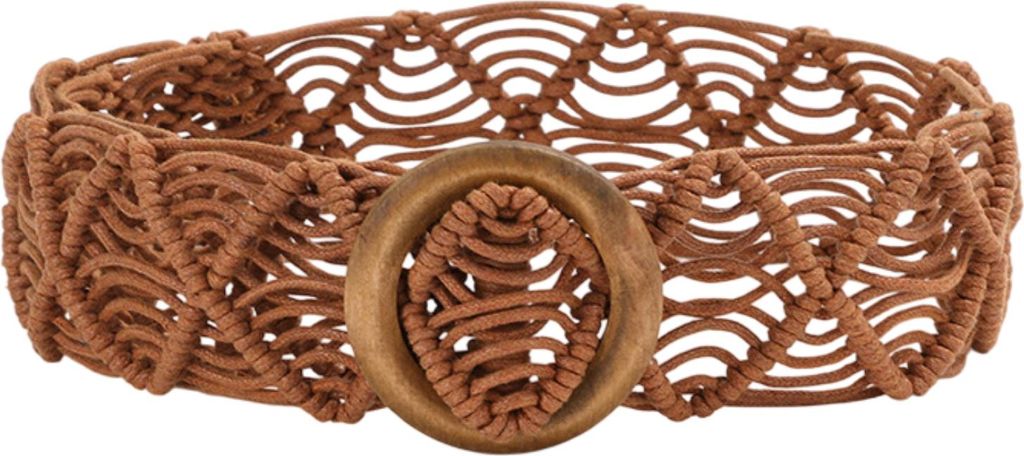 PCS Rattan-Flechtgürtel für Damen, Elastischer Gürtel Produktbild 