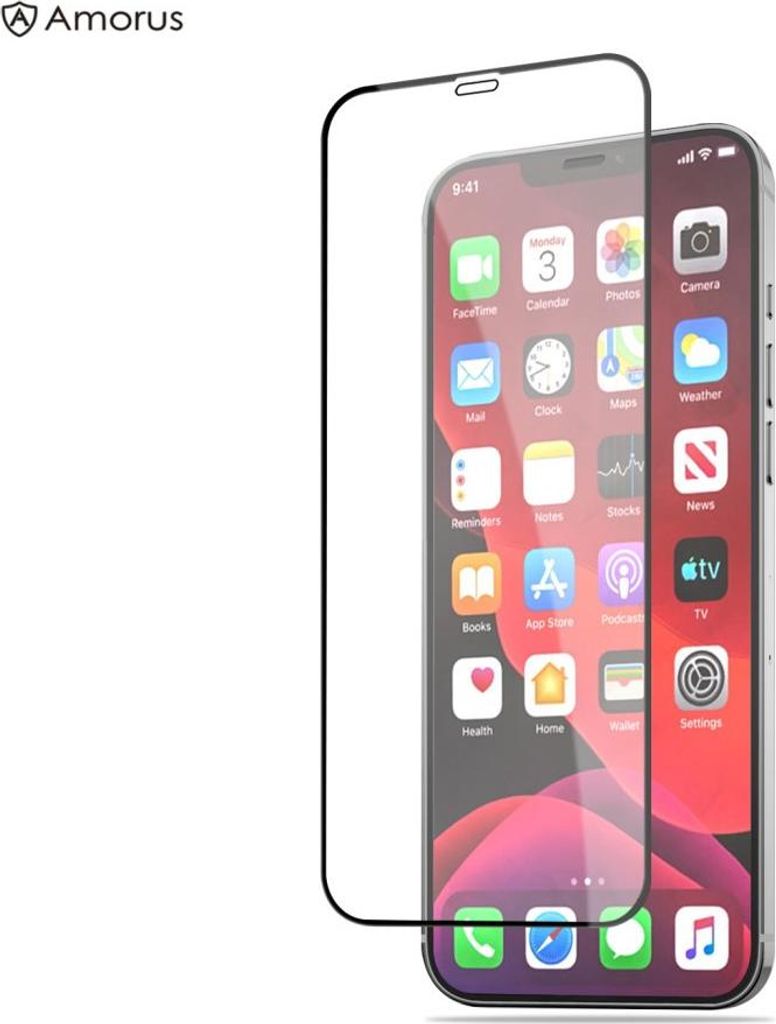 iPhone 12 Pro Max Displayschutz - Full-Cover Panzerglas - Schwarz
