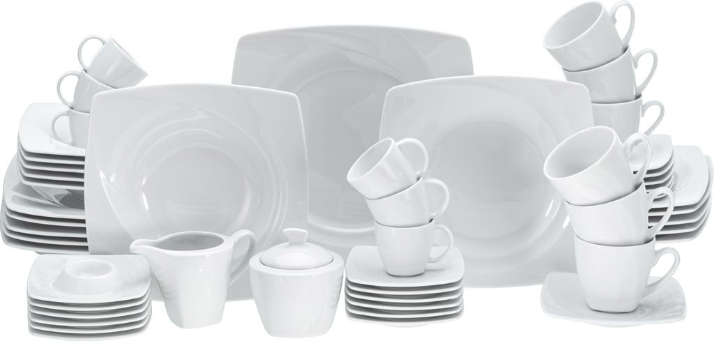 CreaTable, 13136, Celebration Weiss, Kombiservice 50-tlg, Produktbild 