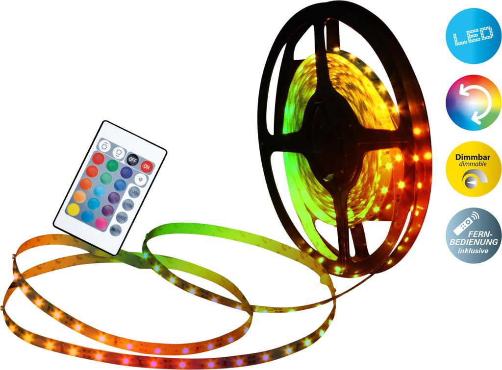 Näve LED Stripe indoor Stripelight - Kunststoff - RGB+weiß; 5119661