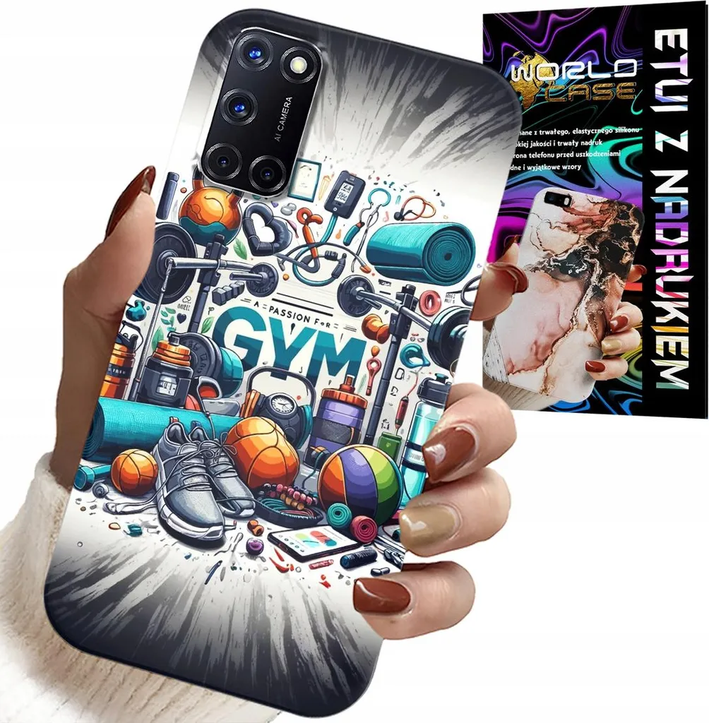 Kit Oppo A52 Sport: Fascia Braccio Neoprene e Vetro 9H per Workout