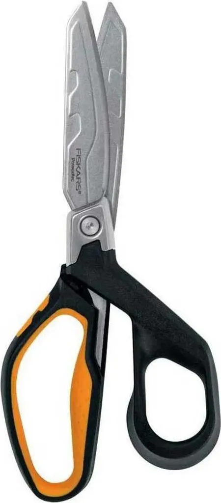 Ciseaux de bricolage Fiskars 21 cm PowerArc pour matériaux ultra épais