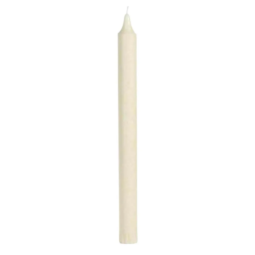 Bougie à tige 22x210 mm blanc pur lot de 54 pièces pour décoration