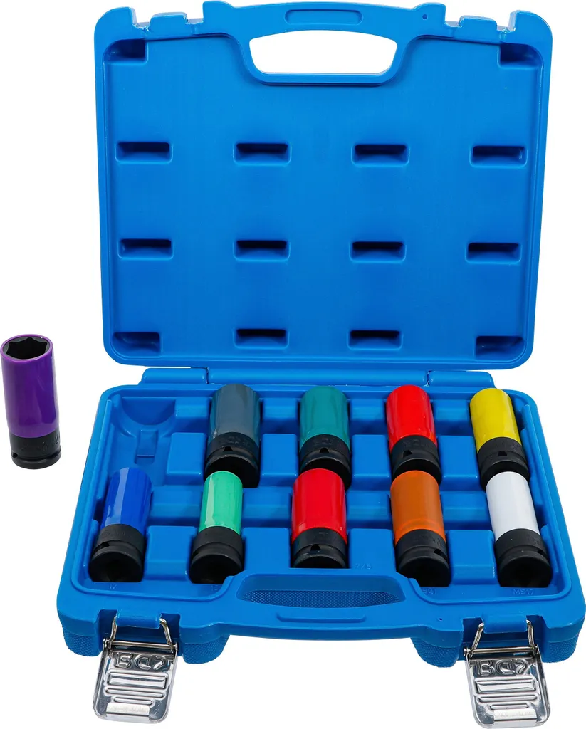 Set 10pz BGS 7311 Bussole a Macchina per Ruote Speciali e Cerchi Lega