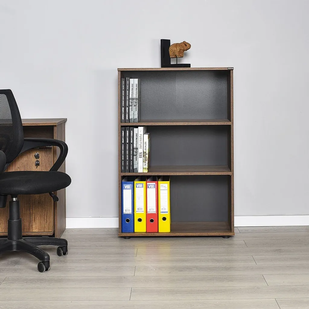 Petite bibliothèque Oslo gain de place pour salon et chambre