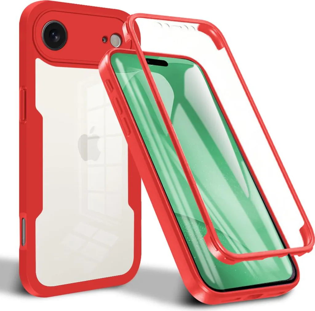 Cover iPhone Air Bambini e Sport | Protezione 360 Integrale Rossa